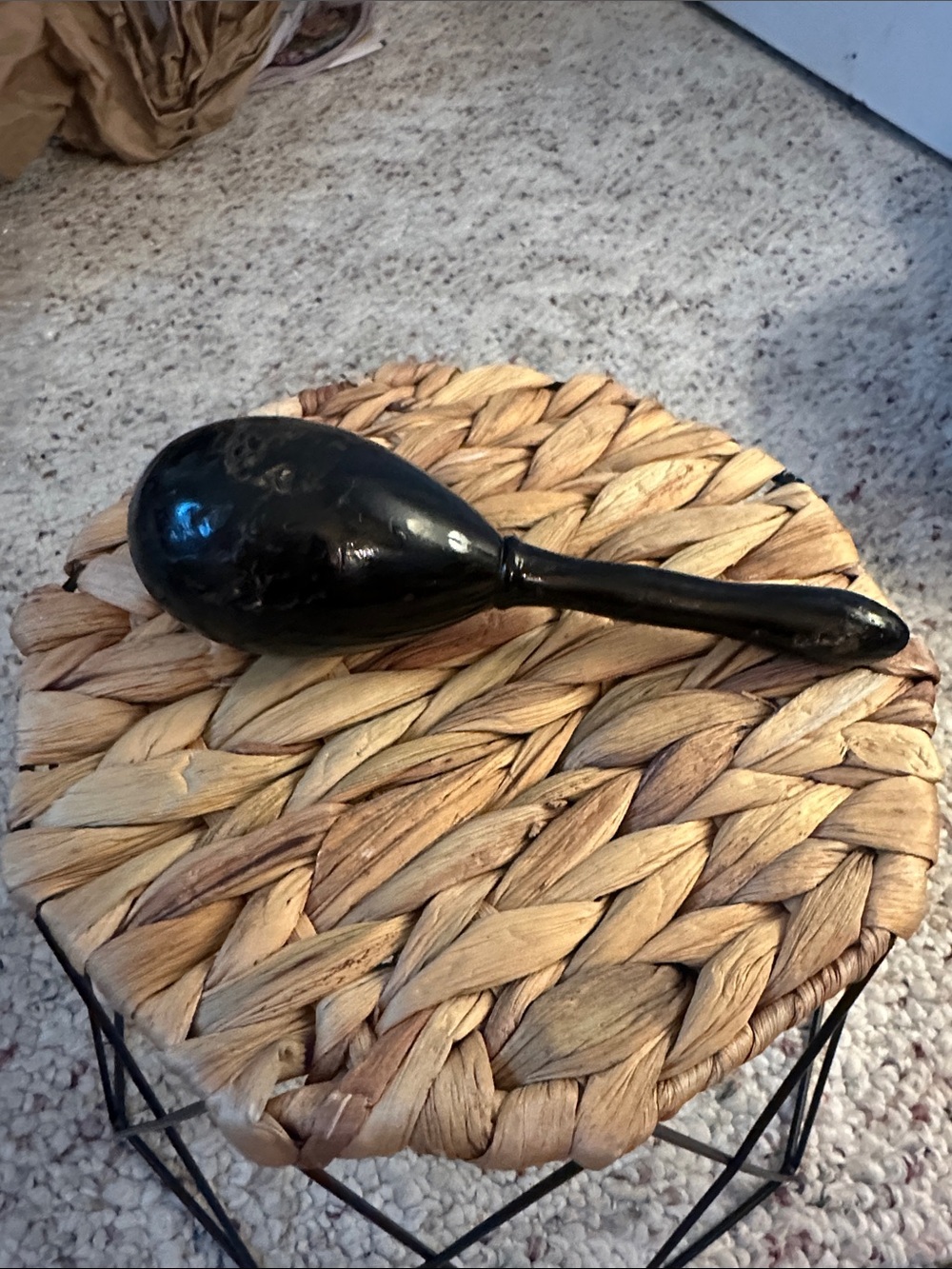 vintage wooden darning egg